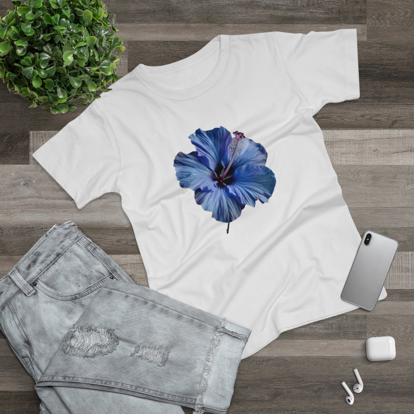 Blue Bloom Tee