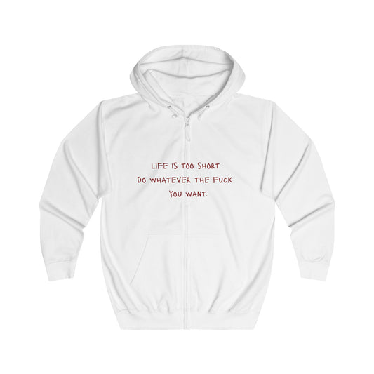 Short Life Zip Hoodie