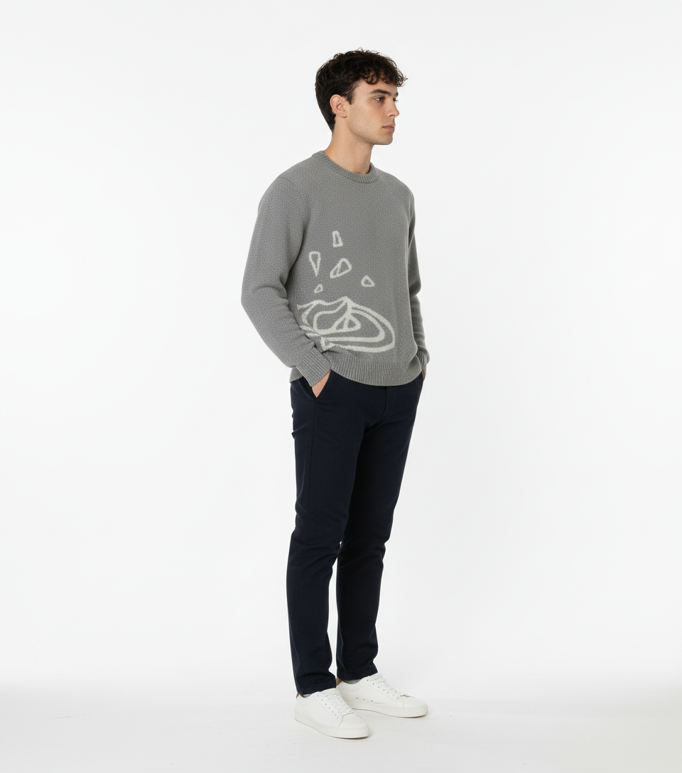 Space Planet Knitted Sweater