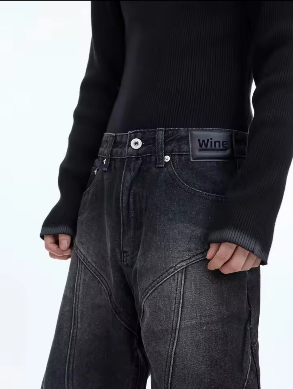 Washed Old Structural Flare Jeans