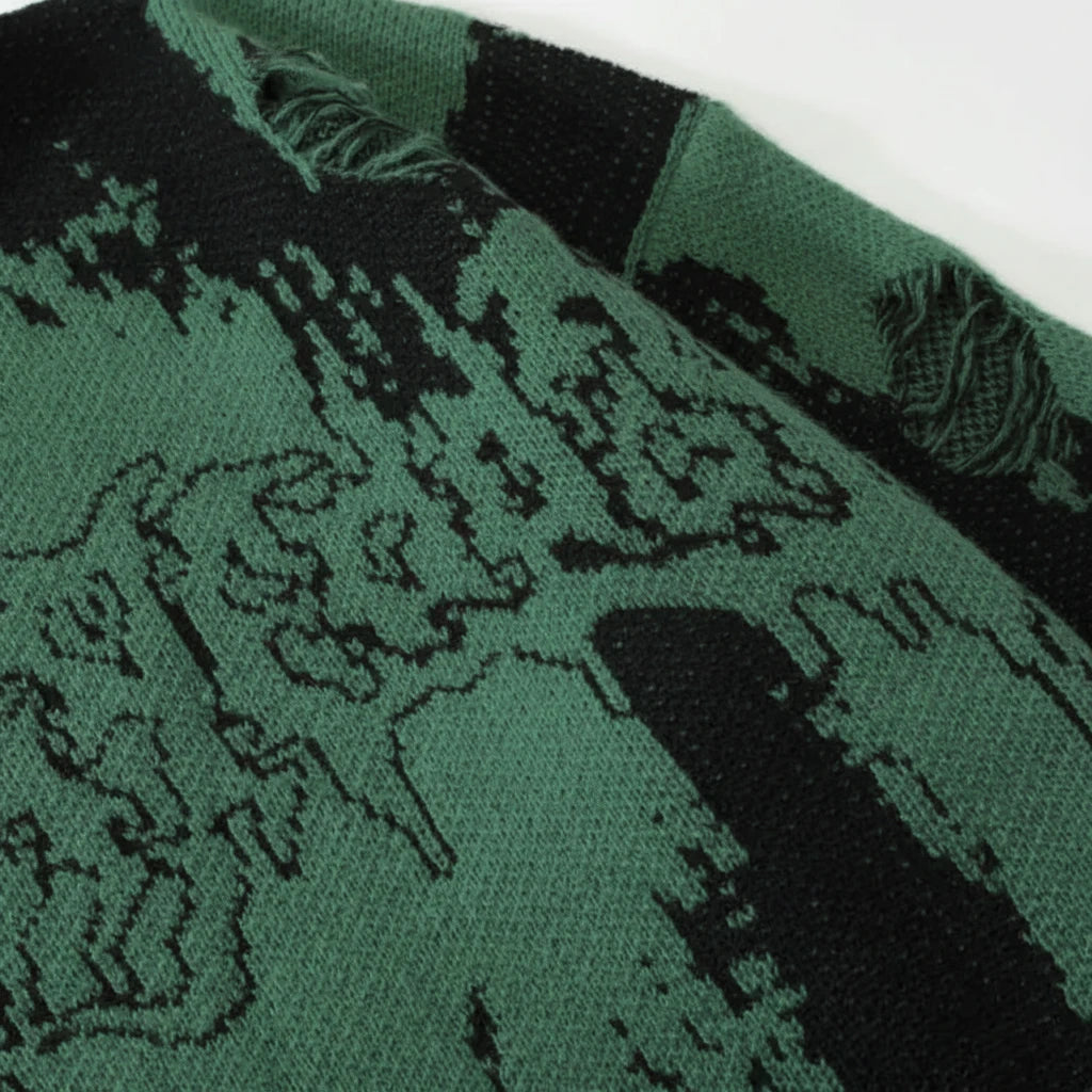 Grunge Ripped Knitwear