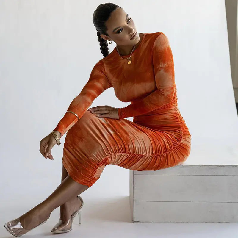 Long Sleeve Maxi Dress