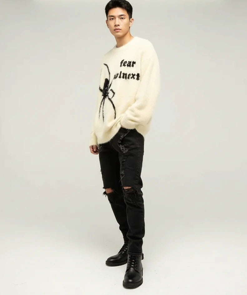 Spider Fluffy Knitwear