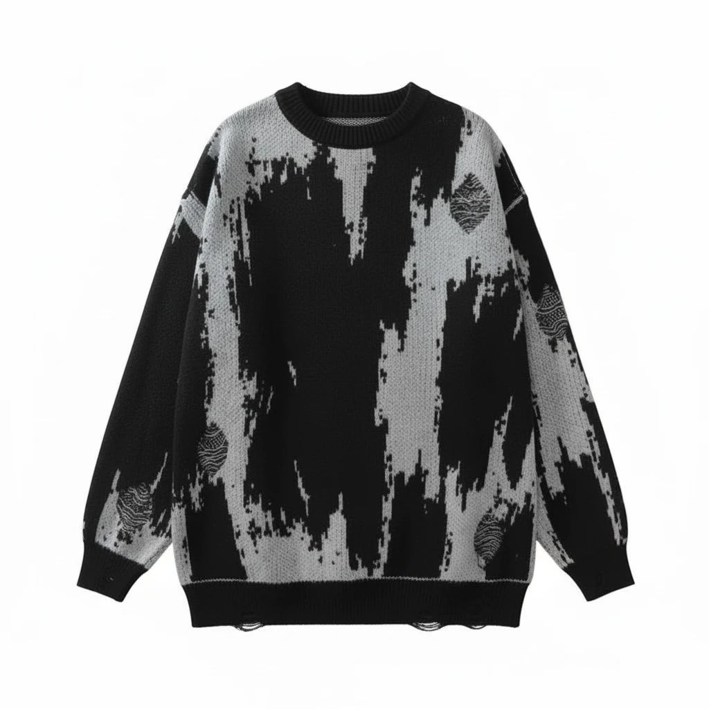 Grunge Ripped Knitwear