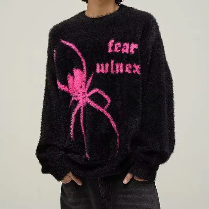 Spider Fluffy Knitwear